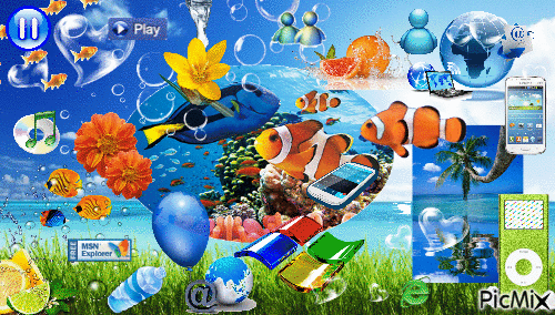 GIF w stylu Frutiger Aero